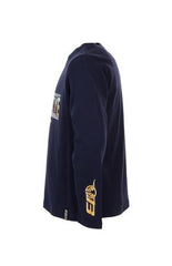 Bullzye Boys Lawson Long Sleeve Tee - Navy [Siz:6]