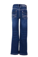 Bullzye Girls May Boot Cut Jean - Blue Wash [Siz:6]