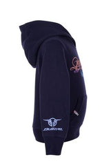 Bullzye Girls Argyle Hoodie - Dark Navy [Siz:8]