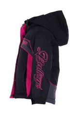 Bullzye Girls Carla Jacket - Black/Pink [Siz:10]
