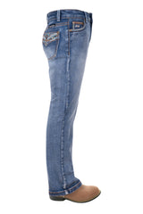 Pure Western Girls Nina Boot Cut Jean - Moonshine [Siz:2]