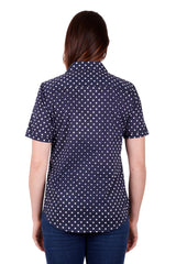 Thomas Cook Womens Josie Short Sleeve Shirt - Navy [Siz:12]