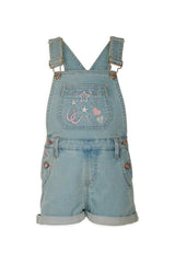 Thomas Cook Girls Kit Denim Dungaree - Light Indigo [Siz:2]