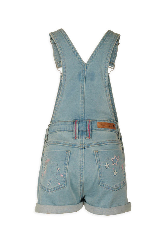 Thomas Cook Girls Kit Denim Dungaree - Light Indigo [Siz:6]