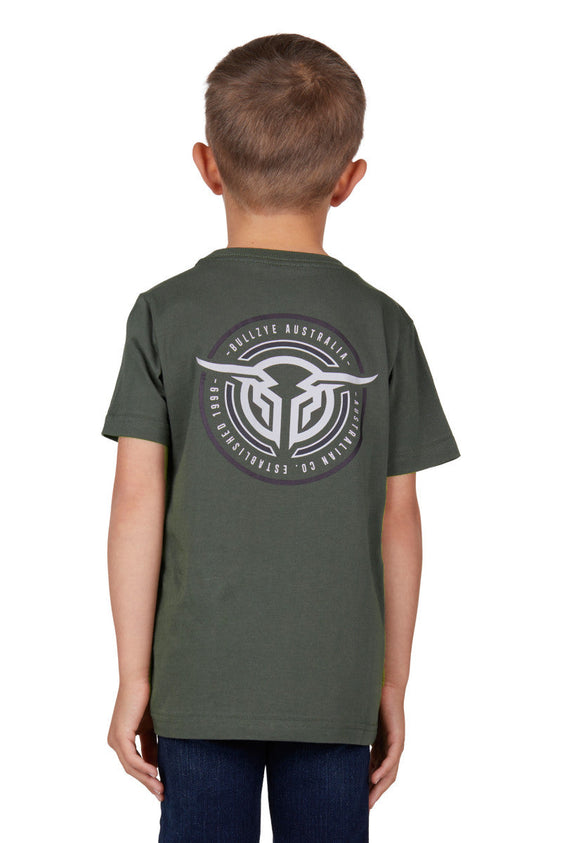 Bullzye Boys Josua Short Sleeve Tee - Green [Siz:6]