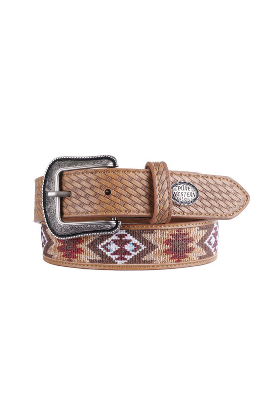 Pure Western Kids Sasha Belt - Tan [Siz:XS (22")]