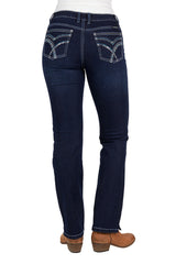 Pure Western Women's Oda Straight Leg Jean - Midnight [Siz:10]