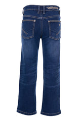 Bullzye Boy's Arch Straight Jean - Min Indigo [Siz:6]