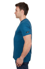 Pure Western Mens Todd Short Sleeve Tee - Denim [Siz:S]