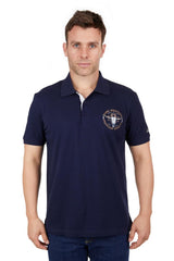 Pure Western Mens Mack Short Sleeve Polo - Navy [Siz:M]