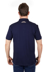 Pure Western Mens Mack Short Sleeve Polo - Navy [Siz:L]