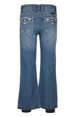 Pure Western Girls Gia Boot Cut Jean - Retro Blue [Siz:2]