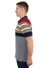 Thomas Cook Mens Ethan Short Sleeve Polo - Navy/Red [Siz:M]