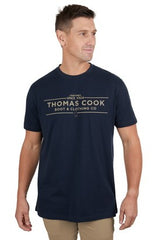 Thomas Cook Mens Tyler Short Sleeve Tee - Navy [Siz:S]