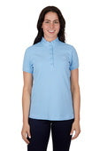 Thomas Cook Womens Holly Short Sleeve Polo - Sky [Siz:14]