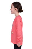 Thomas Cook Girls Anna Long Sleeve Tee [Col:Coral Siz:2]
