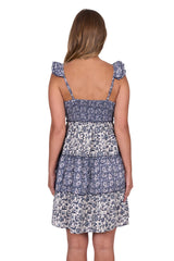 Pure Western Womens Maisy SL Dress - Navy [Siz:8]