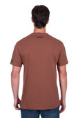 Pure Western Mens Frank Short Sleeve Tee - Rust [Siz:S]
