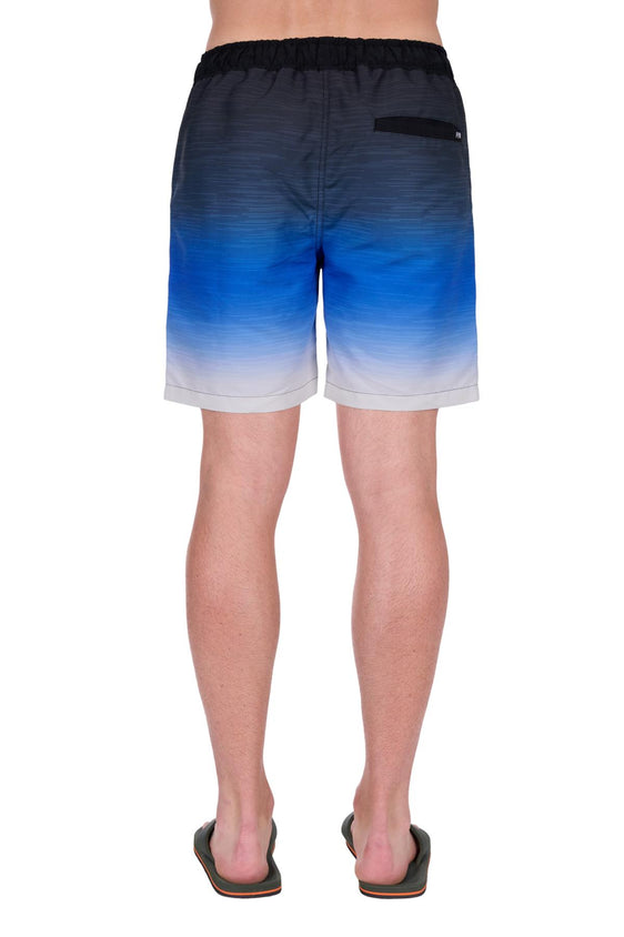 Pure Western Mens Phillip Boardshort - Black/Royal [Siz:S]