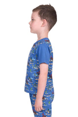 Pure Western Boys Brady PJs - Denim [Siz:6]