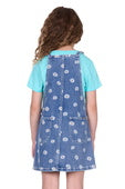 Pure Western Girls Adison Pinafore - Retro Blue [Siz:4]