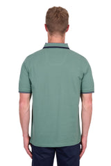 Thomas Cook Mens Ben Tailored 1 Pocket Short Sleeve Polo [Col:Blue Ocean Siz:M]