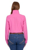 Thomas Cook Womens Blake Long Sleeve Shirt - Bright Pink [Siz:8]