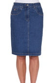 Thomas Cook Womens Lucy Denim Skirt - Mid Wash [Siz:8]