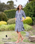 Thomas Cook Womens Bella Shirt Dress - Navy [Siz:8]