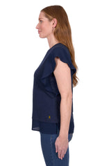 Thomas Cook Womens Mandy Short Sleeve Tee - Navy [Siz:8]