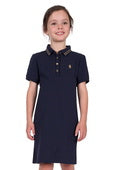 Thomas Cook Girls Traci Short Sleeve Polo Dress - Navy [Siz:4]