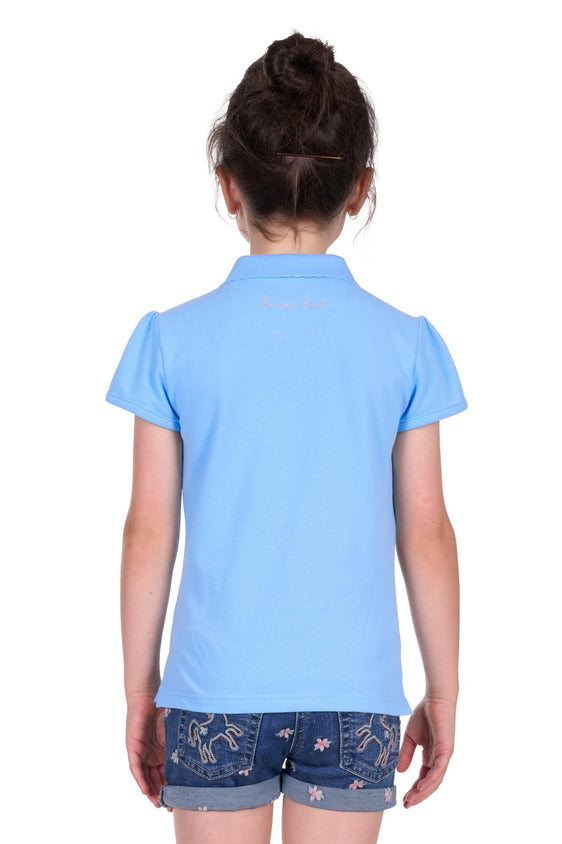 Thomas Cook Girls Daisy Short Sleeve Polo - Blue [Siz:4]