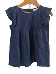 Thomas Cook Girls Isla S/S Blouse [Col:Navy Siz:8]