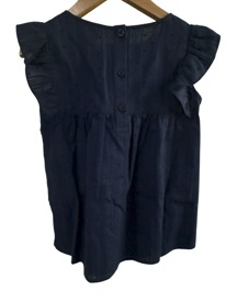 Thomas Cook Girls Isla S/S Blouse [Col:Navy Siz:12]