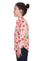 Hard Slog Kids Mira 1/2 Plkt Long Sleeve Shirt - Multi [Siz:4]