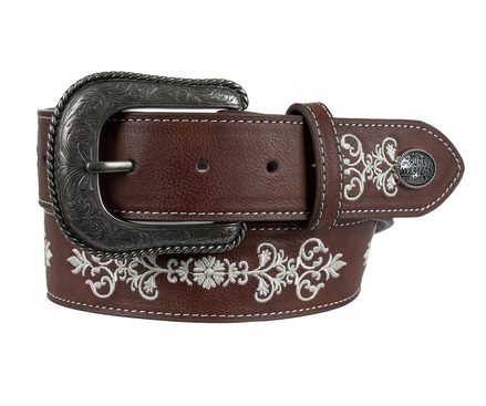 Pure Western Womens Belt Naomi - Dark Tan [Siz:S]