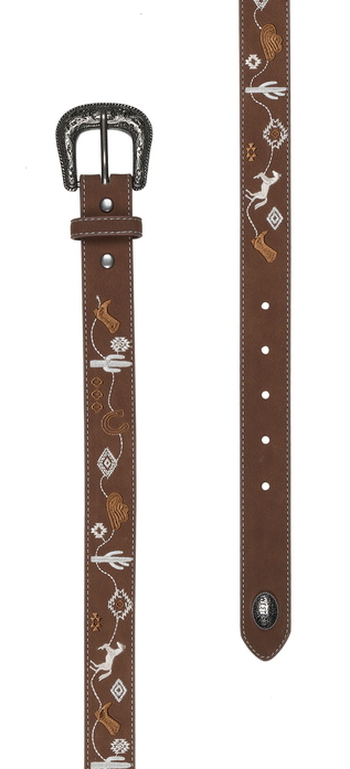 Pure Western Kids Belt, Hallie - Tan [Siz:XS]