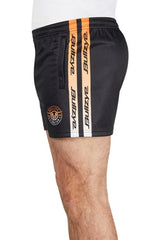 Bullzye Mens Bullring Sports Short - Black/Orange [Siz:S]