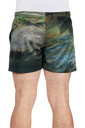 Bullzye Mens Rowdy Sports Shorts [Siz:S]