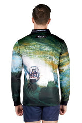 Bullzye Mens Rowdy Long Sleeve Polo - Multi [Siz:S]