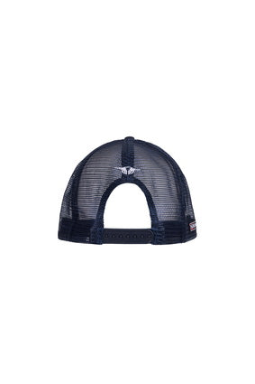 Bullzye Outback HP Trucker Cap - Navy/Multi