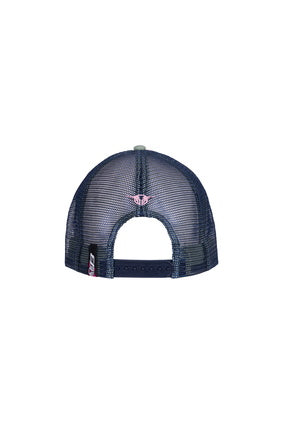 Bullzye Eleanor HP Trucker Cap - Moss/Pink
