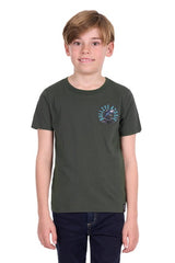 Bullzye Boys Barra Short Sleeve Tee - Green [Siz:4]