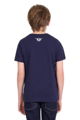 Bullzye Boys Original Short Sleeve Tee - Navy [Siz:4]