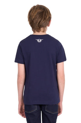 Bullzye Boys Original Short Sleeve Tee - Navy [Siz:4]