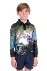 Bullzye Boys Rowdy Long Sleeve Polo [Siz:4]