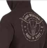 Pure Western Mens Walker Hoodie - Chocolate [Siz:S]
