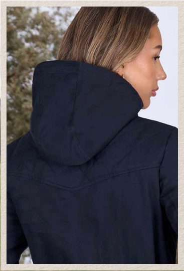 Pure Western Womens Lilith Jacket - Navy [Siz:M]