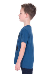 Pure Western Boy’s Rodeo Short Sleeve Tee - Denim [Siz:4]