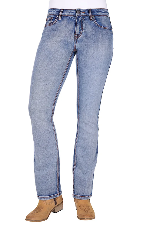 Pure Western Womens Emily Bootcut Jeans [Siz:6]